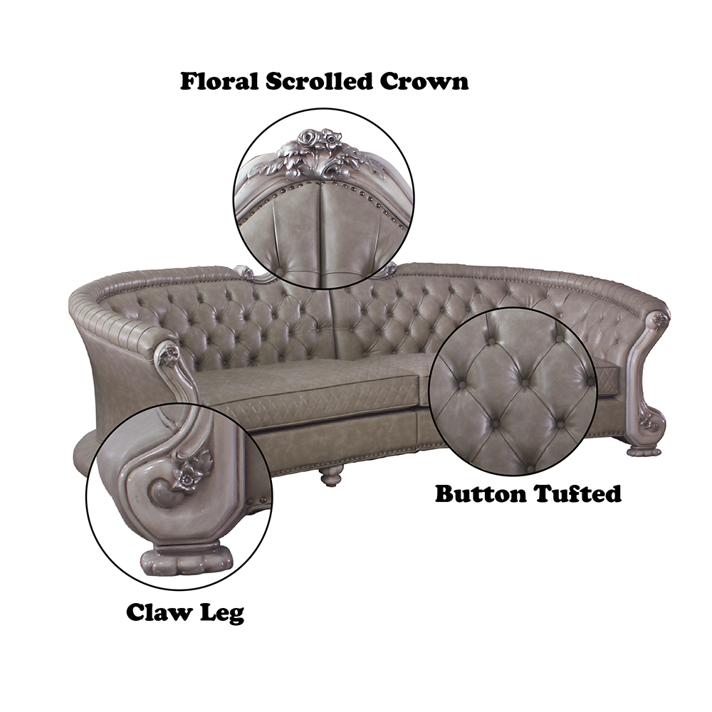 Dresden Sofa W/5 Pillows