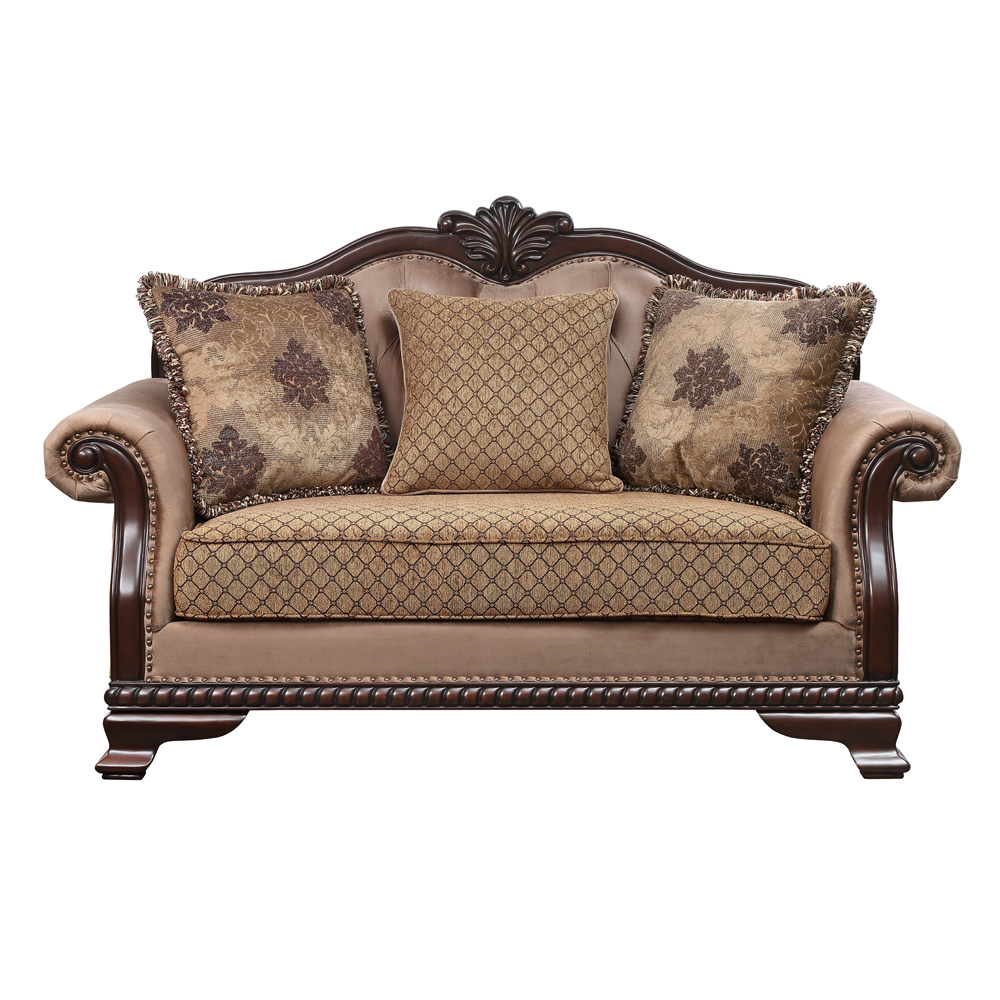 Chateau De Ville Loveseat W/3 Pillows(Same LV01589)