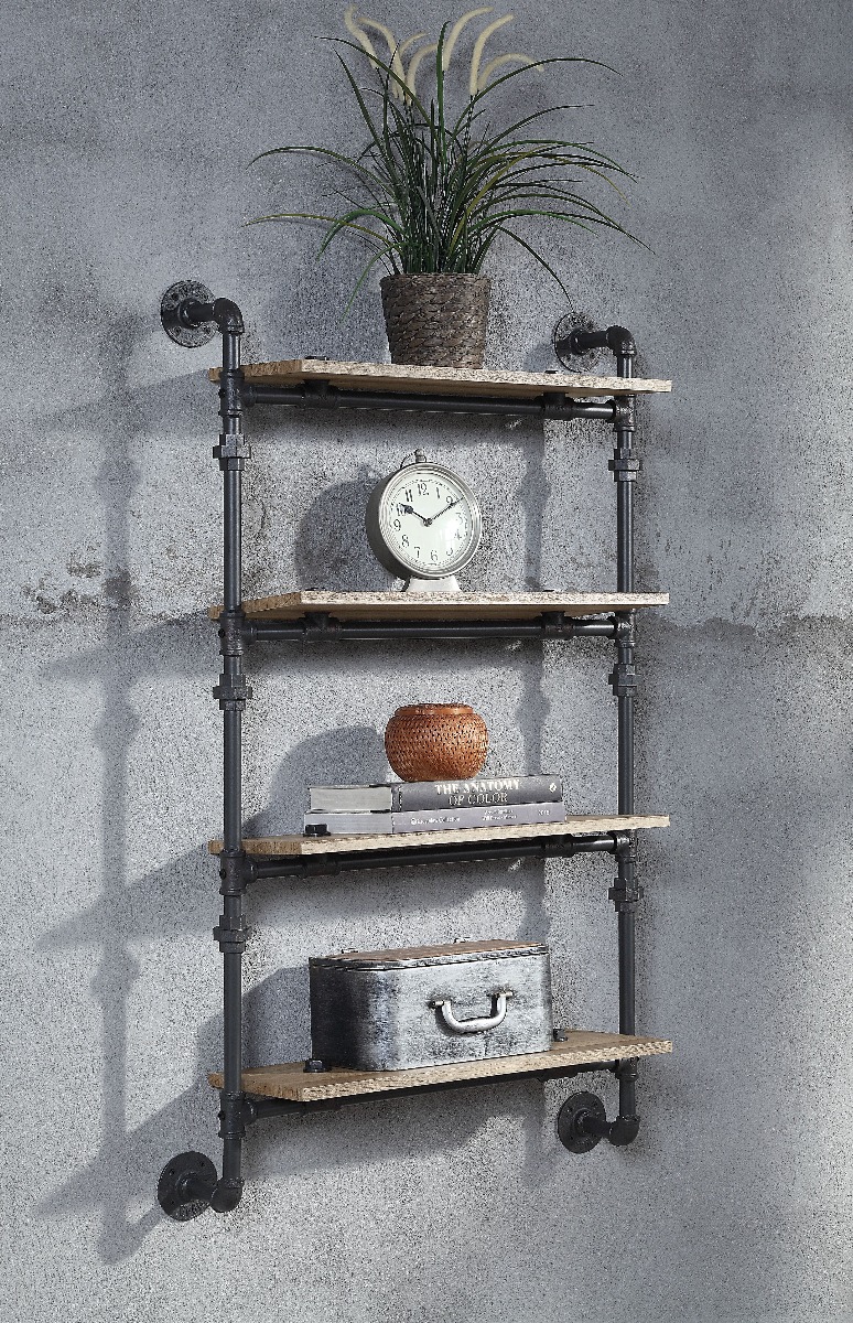 Brantley Wall Rack W/4 Shelves