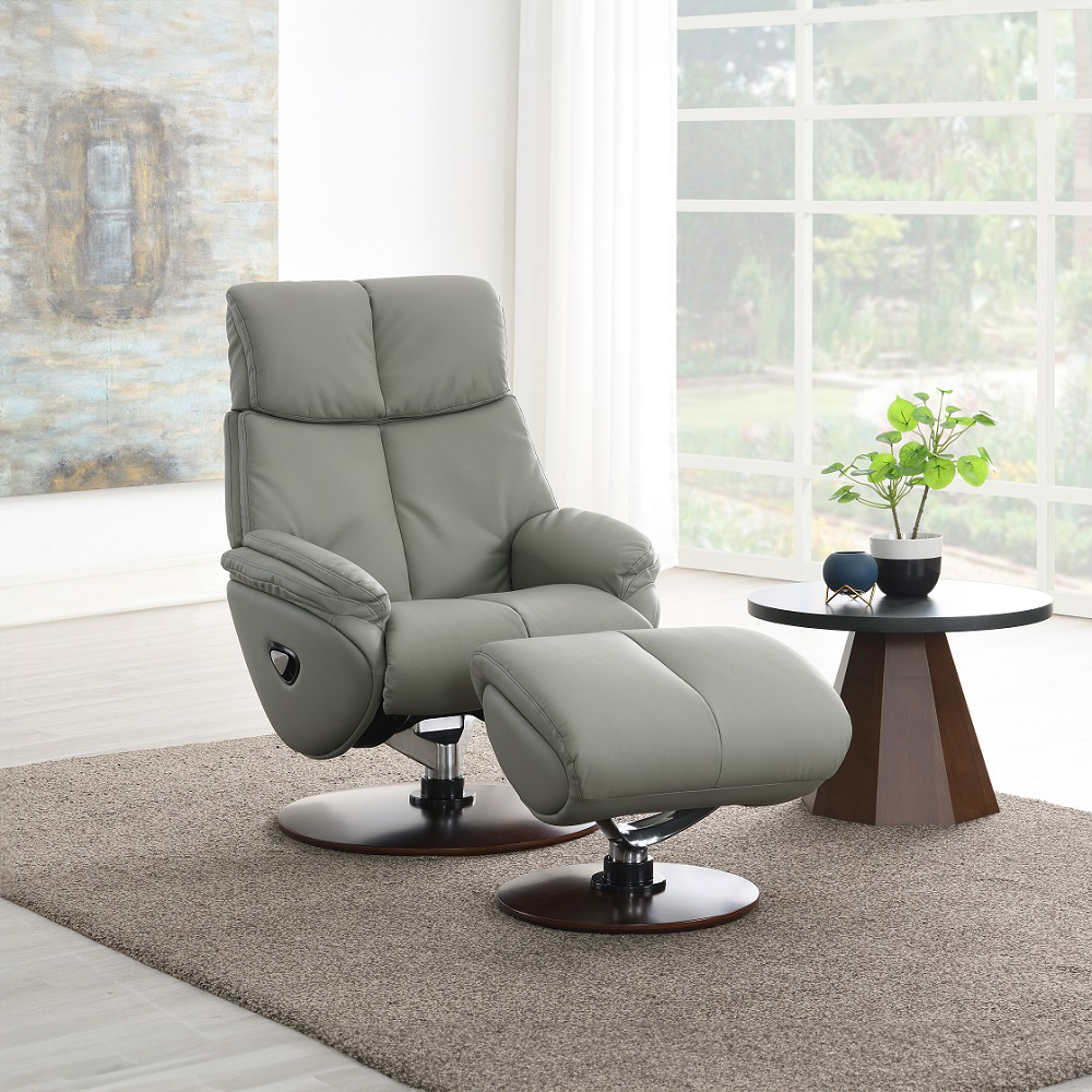 Kandoro MOTION ACCENT CHAIR W/SWIVEL & OTTOMAN