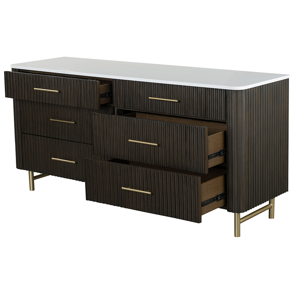 Clayten Dresser w/Marble Top