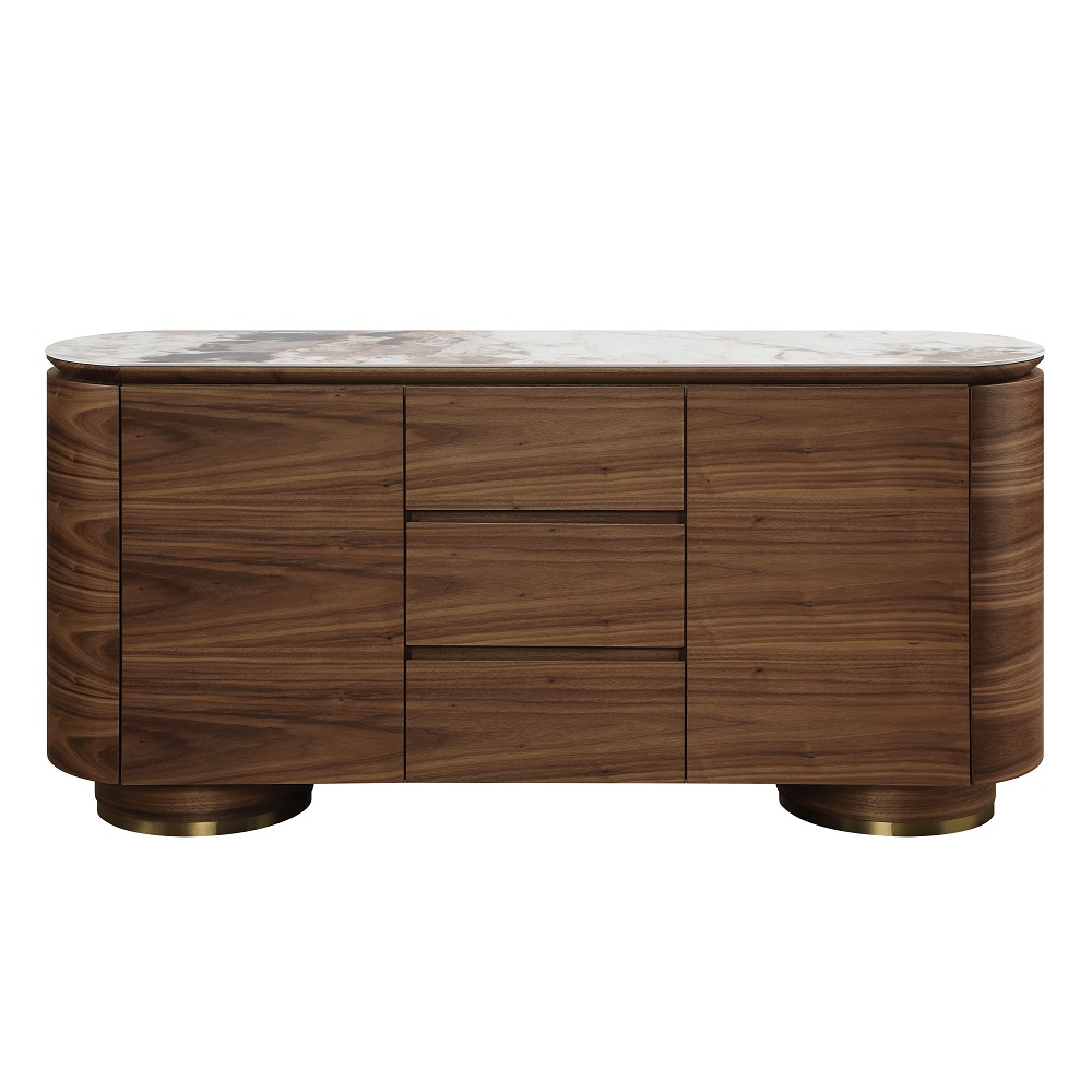 Willene Server W/Ceramic Top
