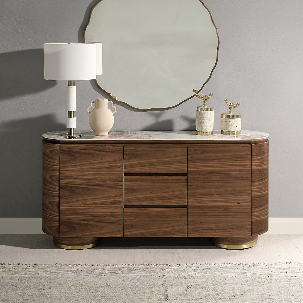 Willene Server W/Ceramic Top