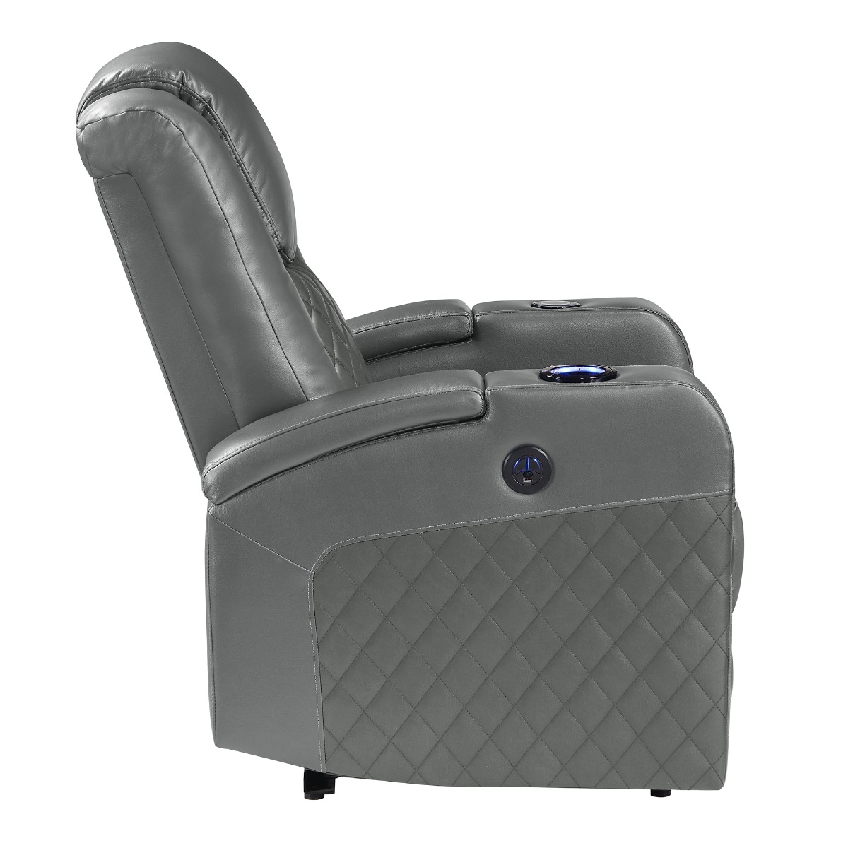 Alair Power Motion Recliner W/Bluetooth, Wireless Charger & Cupholder
