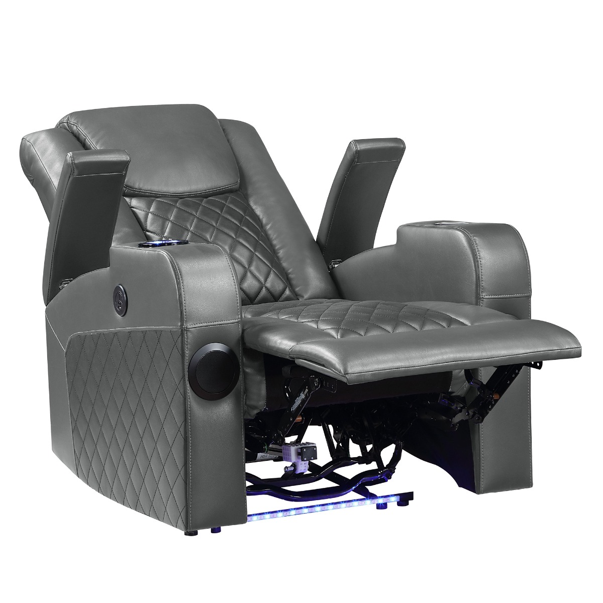 Alair Power Motion Recliner W/Bluetooth, Wireless Charger & Cupholder
