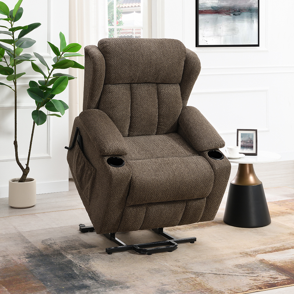 Lusio Power Motion Recliner w/Lift & Cup Holder