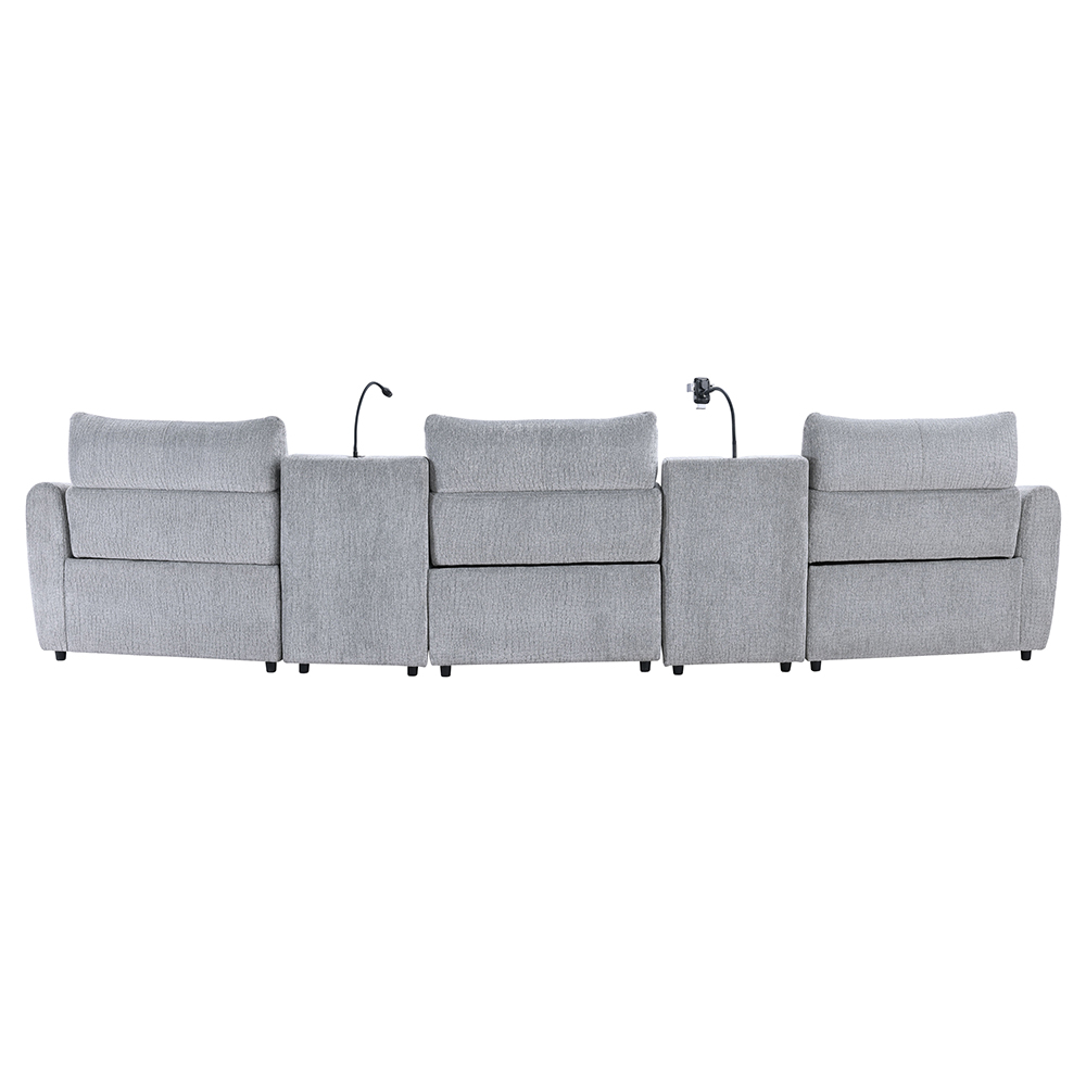 Fullar Modular Power Motion Armless Recliner