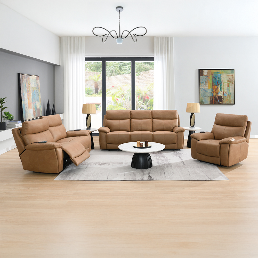 Chavis Power Motion Recliner w/USB & Power Headrest