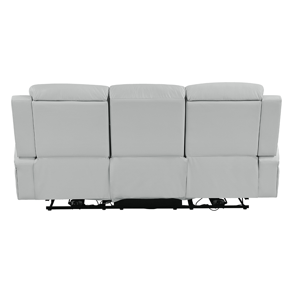 Elonzo Power Motion Sofa w/LED, Power Headrest & Speaker