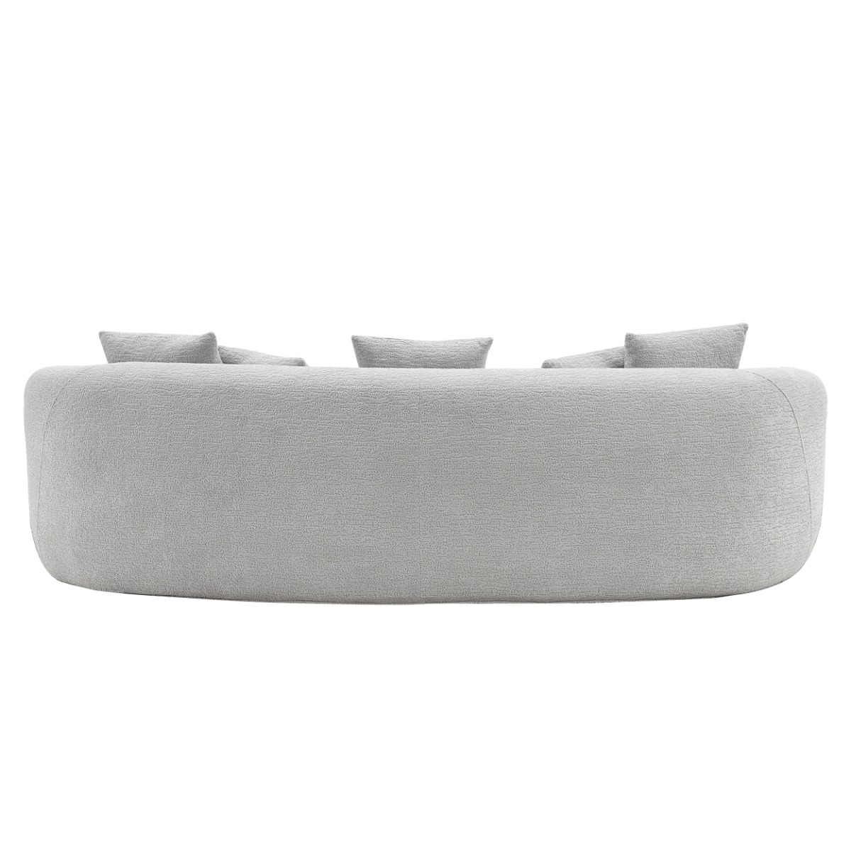 Barasa Oversized Compressed Sofa w/5 Pillows
